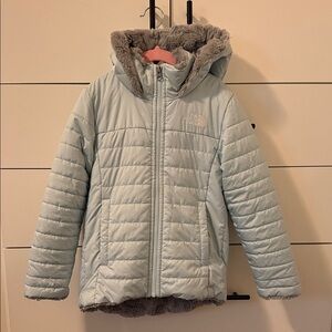 The North Face Kids Sky Blue Puffer Coat